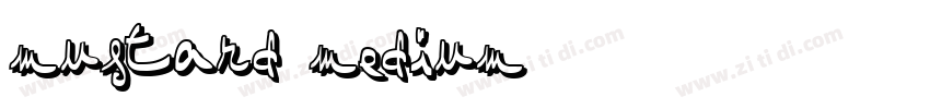 mustard medium字体转换